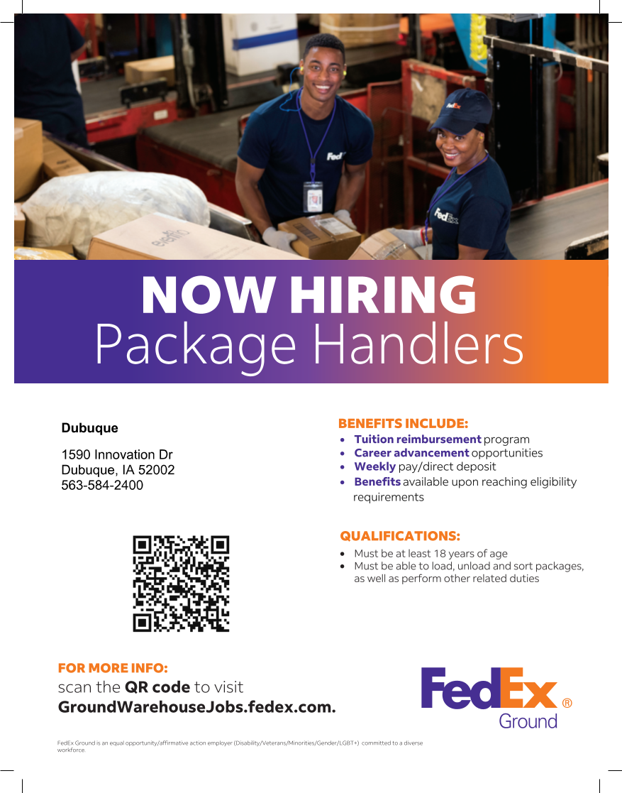 Part Time Package Handler Access Dubuque Jobs